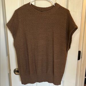 Ann Taylor Brown Knit Top